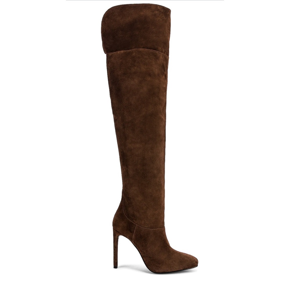 House of Harlow 1960 x REVOLVE Nora Over Knee Boot in Chocolate Brown size 8.5